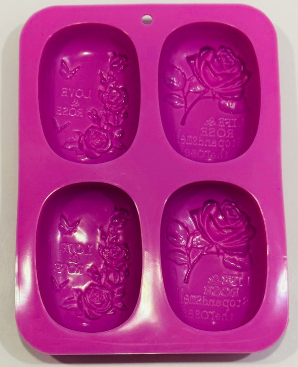 Molde Ovalado Rosas