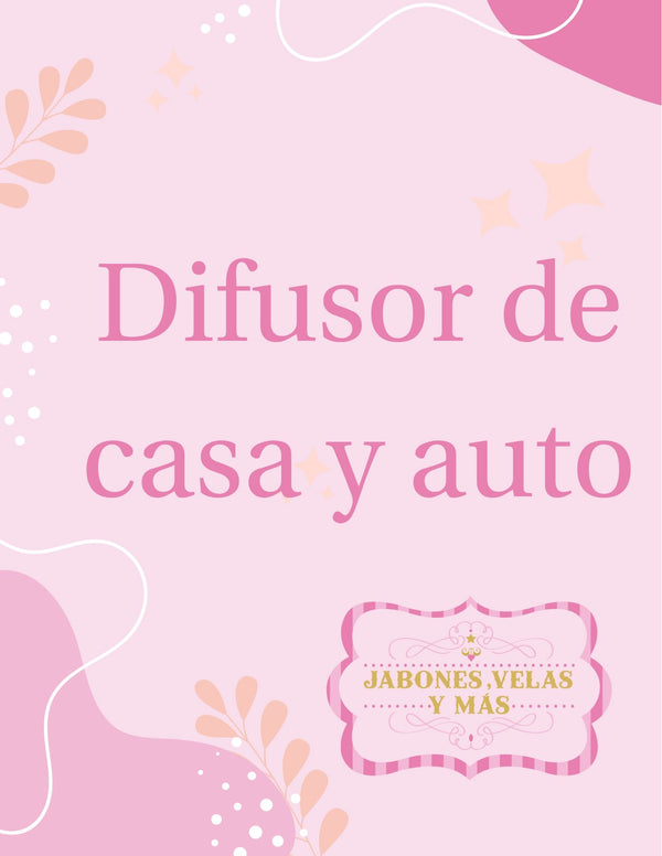 Manual Difusor de Casa y Auto