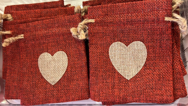 Bolsa Saco Corazón Rojo (2)
