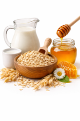 Avena, Leche y Miel